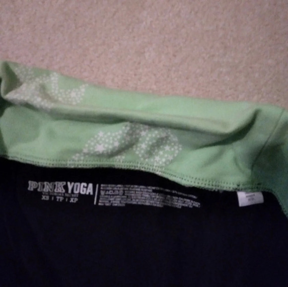 VS PINK bling vintage foldover waist yoga leggings X-small EUC - Picture 6 of 7